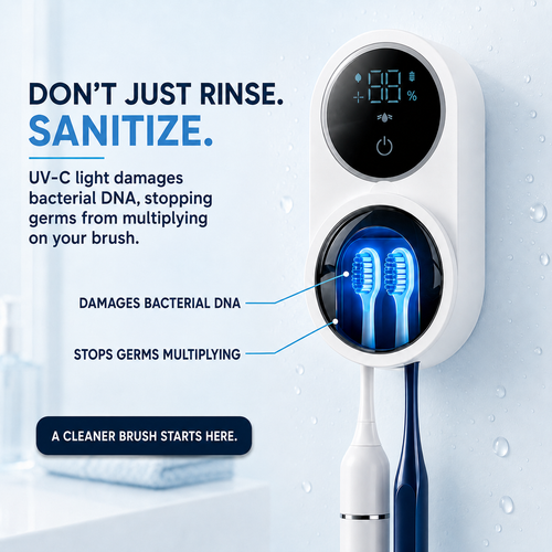 Smart Touchless Toothbrush Sterilizer